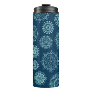 Bouteilles Isothermes Motif sans couture avec fissure de neige lacée, ar