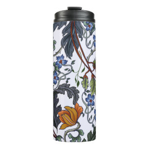 Bouteilles Isothermes Motif sans couture avec fleurs dans le style art d