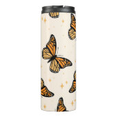 Bouteilles Isothermes Motif sans couture avec papillons monarques. Conte (Dos)