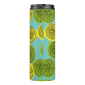 Bouteilles Isothermes Motif sans couture avec tranches de citron. illust (Dos)