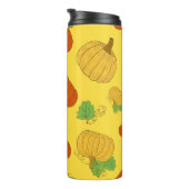 Bouteilles Isothermes Motif sans couture citrouille. Brosse à griffes à  (Tourné sur la droite)