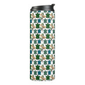 Bouteilles Isothermes Motif sans couture de tortue mignonne | Répétition (Tourné sur la gauche)
