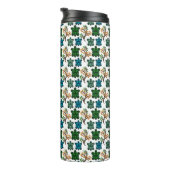 Bouteilles Isothermes Motif sans couture de tortue mignonne | Répétition (Tourné sur la droite)
