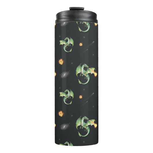 Bouteilles Isothermes Motif sans couture Dragon (Devant)