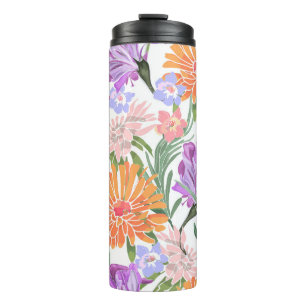 Bouteilles Isothermes Motif sans couture florale art. Gloire du matin, i