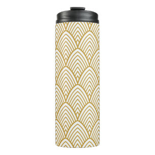 Bouteilles Isothermes Motif sans couture géométrique Art Déco.