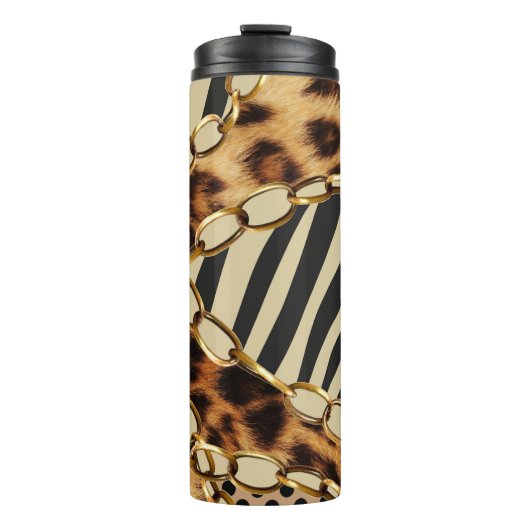 Bouteilles Isothermes Motif sans couture Leopard Poster de animal (Devant)