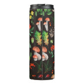 Bouteilles Isothermes Motif sans joint avec champignons, noix, feuilles, (Dos)