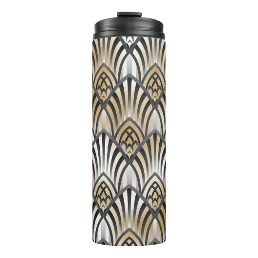 Bouteilles Isothermes Motif sans Seamless baroque. Patte ornementale vin (Devant)