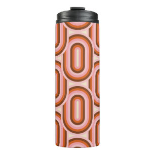 Bouteilles Isothermes motif sans Seamless des années 70. 60s et les anné