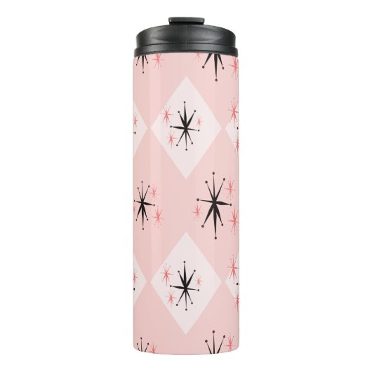 Bouteilles Isothermes Motif sans soudure à l'ère atomique inspiré de  (Devant)