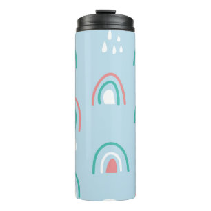 Bouteilles Isothermes Motif sans soudure à main de Bohême avec arc-en-ci