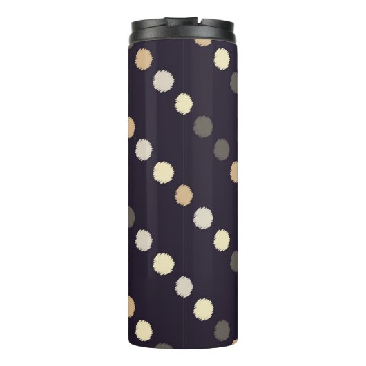 Bouteilles Isothermes Motif sans soudure à point Polka. La texture cribl (Dos)