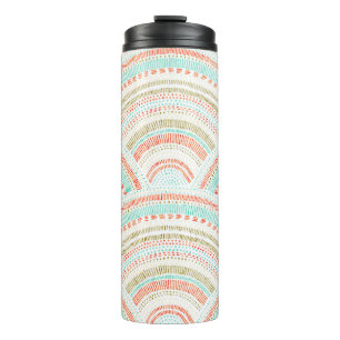 Bouteilles Isothermes Motif sans soudure. ornement seigaiha vintage.