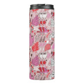 Bouteilles Isothermes Motif savoureux avec des oiseaux et des fleurs (Dos)