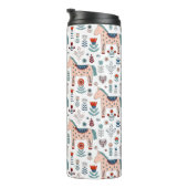 Bouteilles Isothermes Motif scandinave d'art populaire de cheval (Tourné sur la droite)