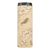 Bouteilles Isothermes Motif sépia à thème nautique (Dos)