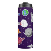 Bouteilles Isothermes Motif spatial (Devant)