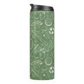 Bouteilles Isothermes Motif sportif vert (Tourné sur la droite)