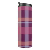 Bouteilles Isothermes Motif Tartan Plaid Rustique Monogramme (Tourné sur la droite)