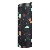 Bouteilles Isothermes Motif Terrazzo Noir (Tourné sur la gauche)