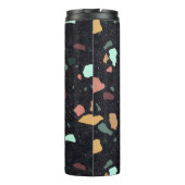 Bouteilles Isothermes Motif Terrazzo Noir (Dos)