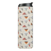 Bouteilles Isothermes Motif tiré par la main de triangle géométrique (Tourné sur la gauche)