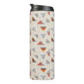 Bouteilles Isothermes Motif tiré par la main de triangle géométrique (Tourné sur la droite)