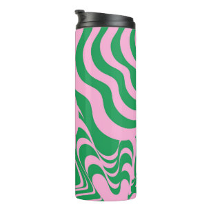 Bouteilles Isothermes Motif tourbillon rétro coloré groovy Y2K