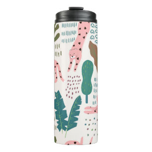 Bouteilles Isothermes Motif transparent de la jungle