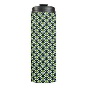 Bouteilles Isothermes Motif triangle vert