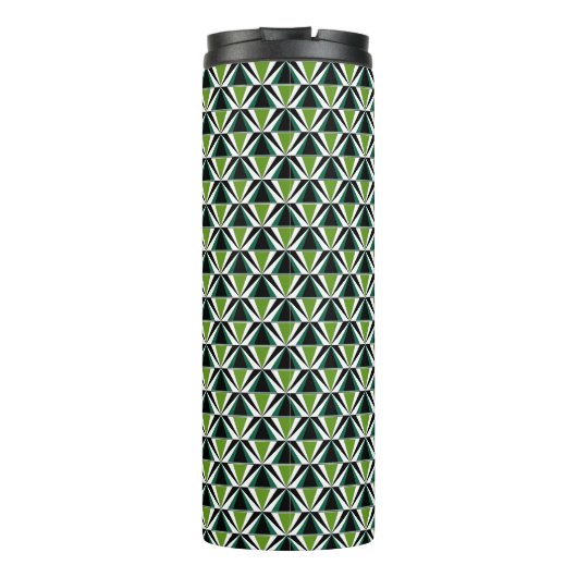 Bouteilles Isothermes Motif triangle vert (Dos)