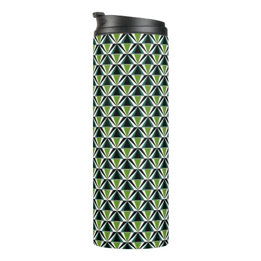 Bouteilles Isothermes Motif triangle vert (Tourné sur la droite)
