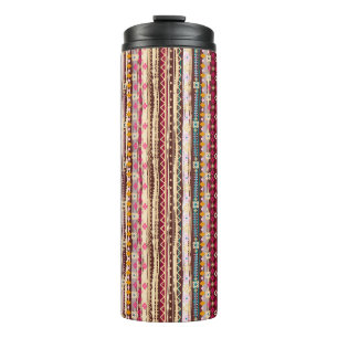 Bouteilles Isothermes Motif tribal Boho ethnique coloré