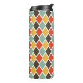 Bouteilles Isothermes Motif tribal de mode d'ikat moderne (Tourné sur la gauche)