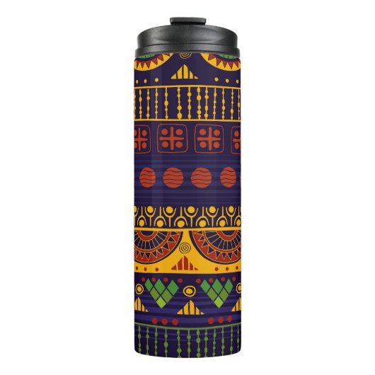 Bouteilles Isothermes Motif tribal, polyvalent pour diverses utilisation (Devant)