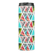 Bouteilles Isothermes Motif tropical abstrait coloré (Dos)