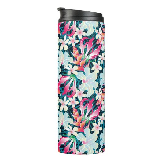 Bouteilles Isothermes Motif tropical coloré (Tourné sur la droite)