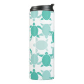 Bouteilles Isothermes Motif turquoise de tortue (Tourné sur la gauche)