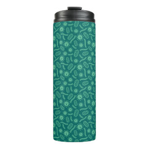 Bouteilles Isothermes Motif vert de microbes
