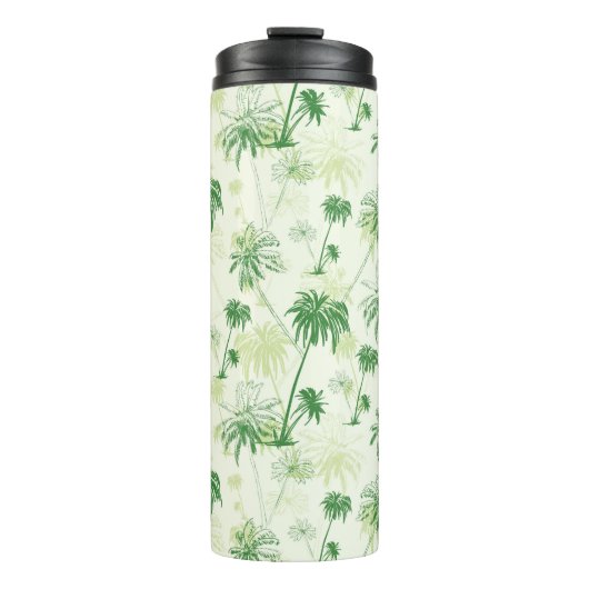 Bouteilles Isothermes Motif vert de palmier (Devant)