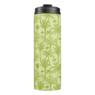 Bouteilles Isothermes Motif vert de palmiers