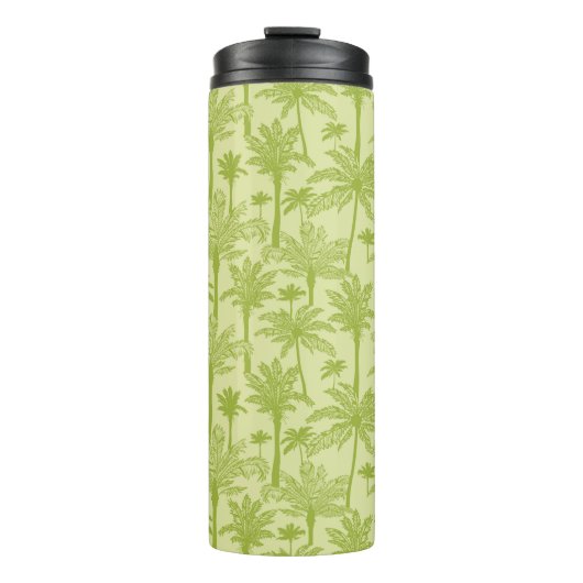 Bouteilles Isothermes Motif vert de palmiers (Devant)