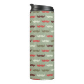 Bouteilles Isothermes Motif vintage avec la moustache (Tourné sur la droite)