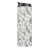 Bouteilles Isothermes Motif vintage Botany et Papillon (Tourné sur la droite)