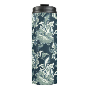 Bouteilles Isothermes motif vintage ethnique fleuri sans couture. folklo
