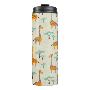 Bouteilles Isothermes Motif vintage Giraffe.
