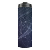 Bouteilles Isothermes Motif Wave et Geometry Abstrait (Devant)