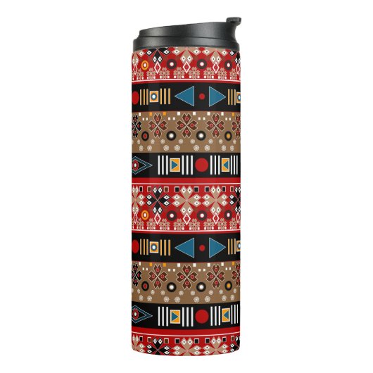 Bouteilles Isothermes Motifs africains, motifs orientaux jeter l'oreille (Tourné sur la gauche)