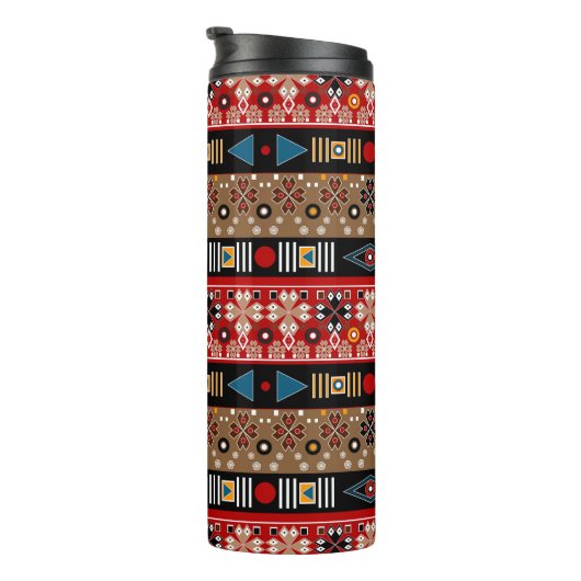 Bouteilles Isothermes Motifs africains, motifs orientaux jeter l'oreille (Tourné sur la droite)